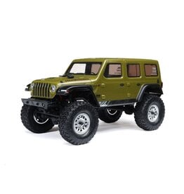 Axial AXI00002V3T4 1/24 SCX24 Jeep Wrangler JLU 4X4 Rock Crawler Brushed RTR, Green