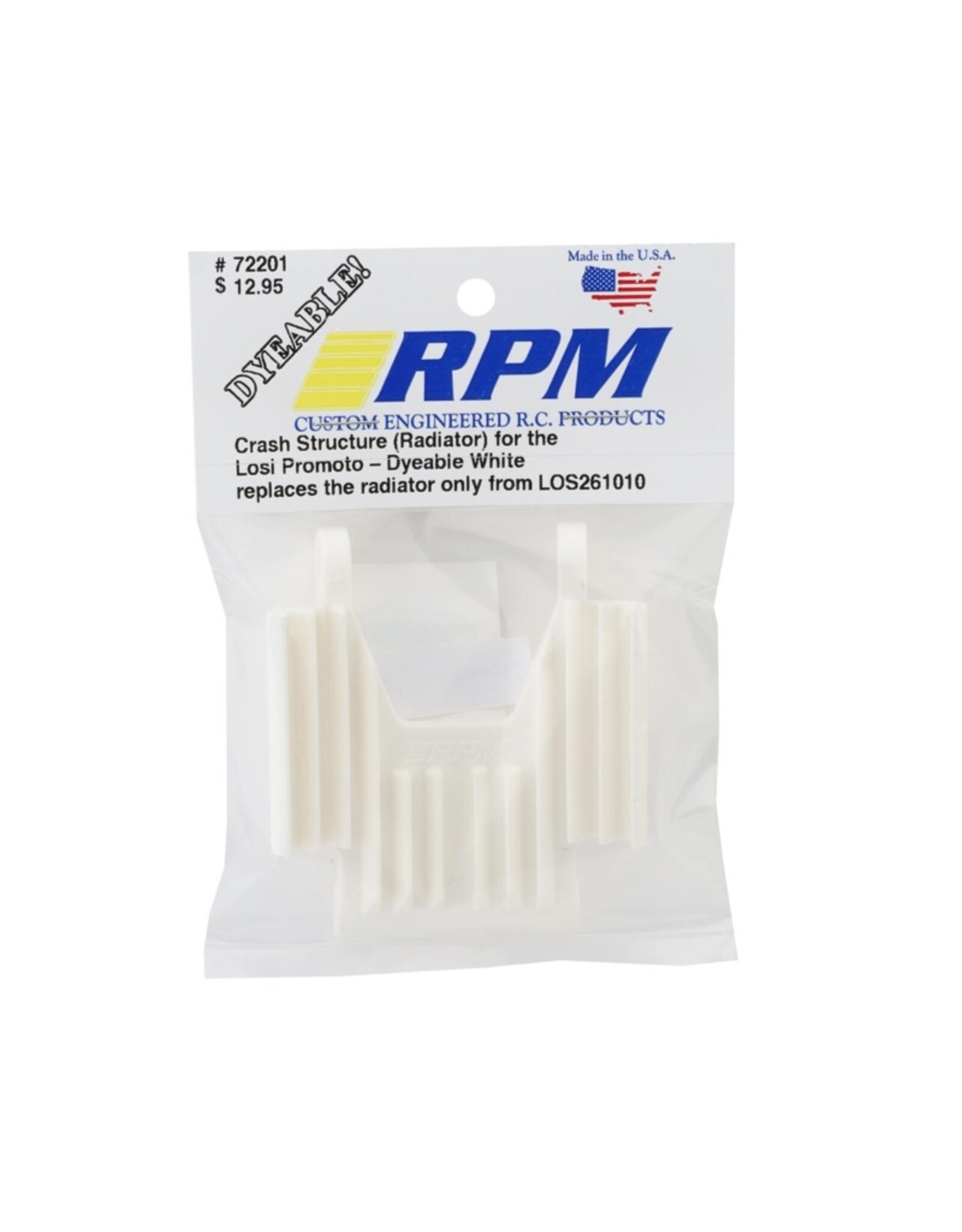 RPM RPM72201 Losi Promoto MX Crash Structure (White)