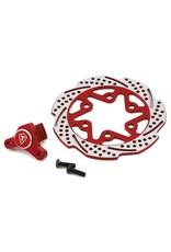 treal TLHTPROMOTOMX-120 Promoto MX Aluminum Rear Brake Disc Caliper (Red)