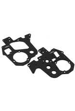 treal TLHTPROMOTOMX-155 Promoto MX Aluminum Chassis Plates (Black) (2)