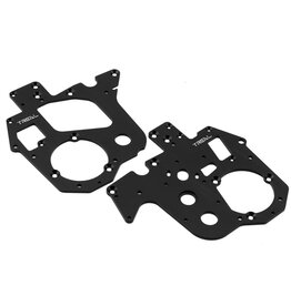 treal TLHTPROMOTOMX-155 Promoto MX Aluminum Chassis Plates (Black) (2)