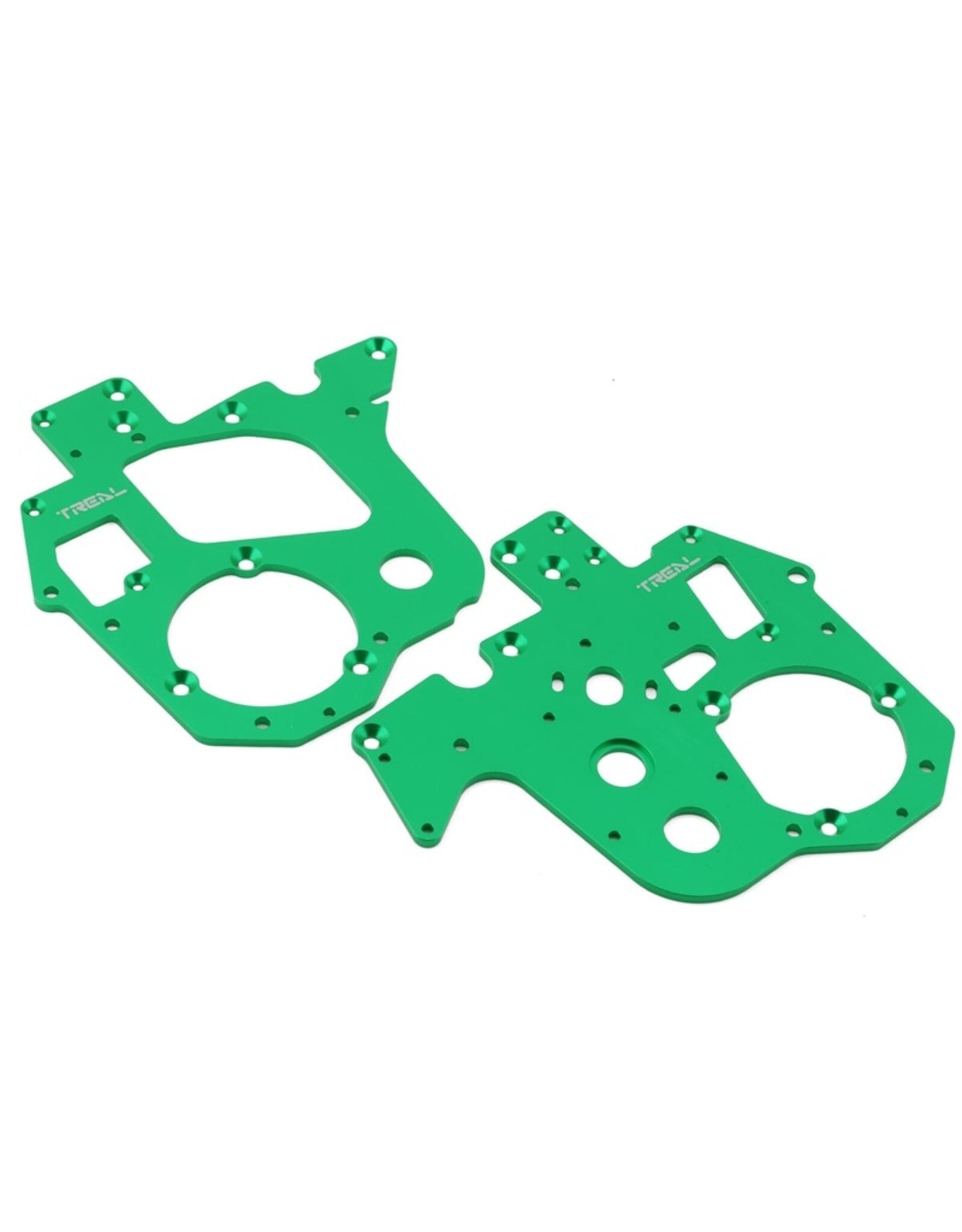 treal TLHTPROMOTOMX-157 Promoto MX Aluminum Chassis Plates (Green) (2)
