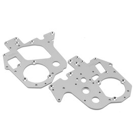 treal TLHTPROMOTOMX-161 Promoto MX Aluminum Chassis Plates (Silver) (2)