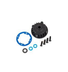 Traxxas TRA9081 - Housing, center differential/ x-ring gaskets (2)/ 5x10x0.5 PTFE-coated washer/ 2.5x8 CCS (4)