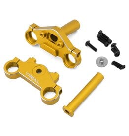 treal TLHTPROMOTOMX-154 Promoto CNC Aluminum Triple Clamp Set (Gold)