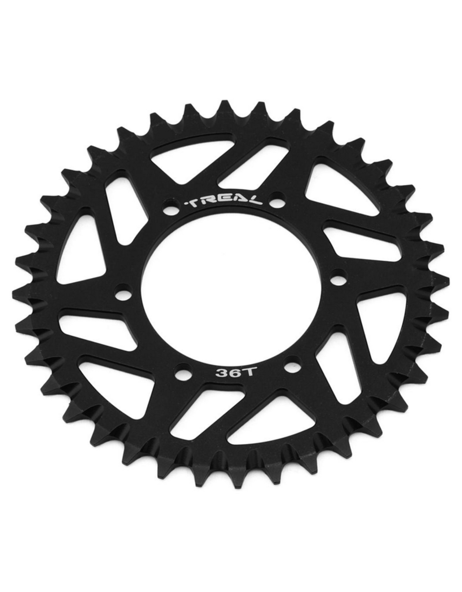 treal TLHTPROMOTOMX-124 CNC Aluminum Rear Sprocket (Black) (36T)