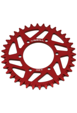 treal TLHTPROMOTOMX-129 CNC Aluminum Rear Sprocket (Red) (36T)