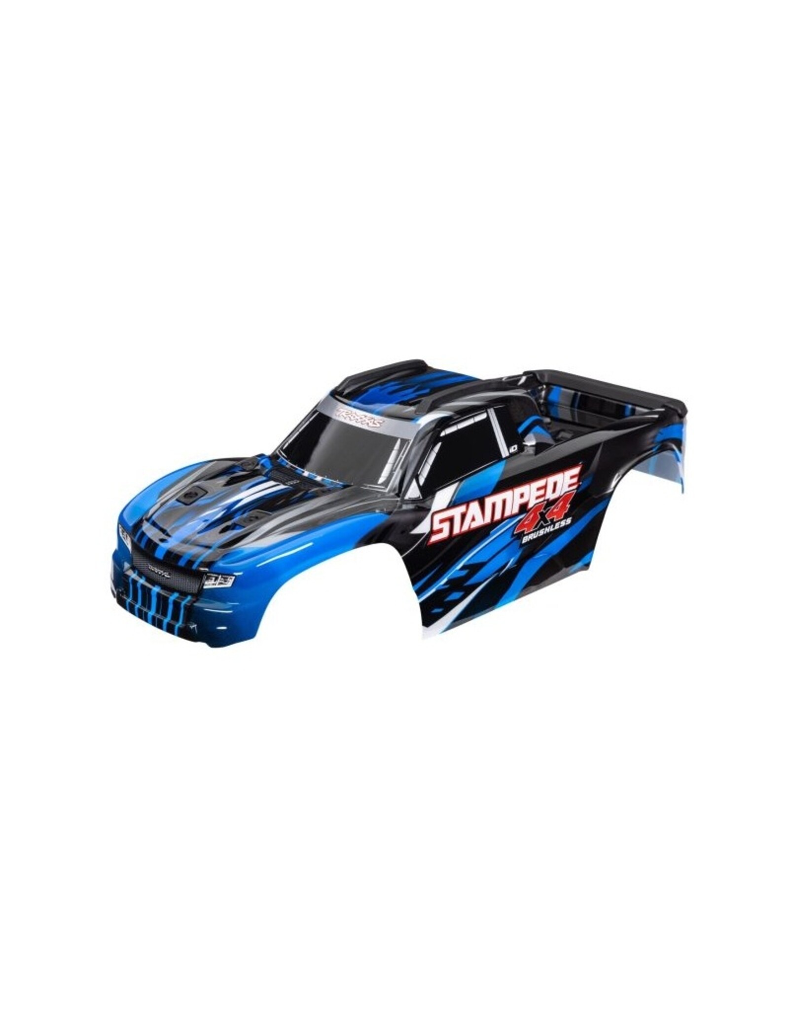 Traxxas TRA6762-BLUE  BODY STAMPEDE 4X4 BL BLUE