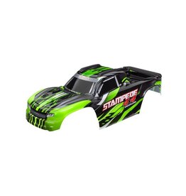 Traxxas TRA6762-GRN  BODY STAMPEDE 4X4 BL GRN