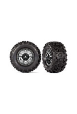 Traxxas TRA9072  T&W BLK CHRM 2.8 WHL/SLDGEHMMR