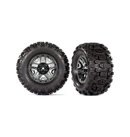 Traxxas TRA9072  T&W BLK CHRM 2.8 WHL/SLDGEHMMR