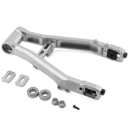 treal TLHTPROMOTOMX-209 Adjustable CNC Aluminum Swingarm (Silver)