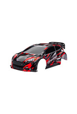 Traxxas TRA7418-RED  BODY FORD FIESTA ST RALLY BL RED