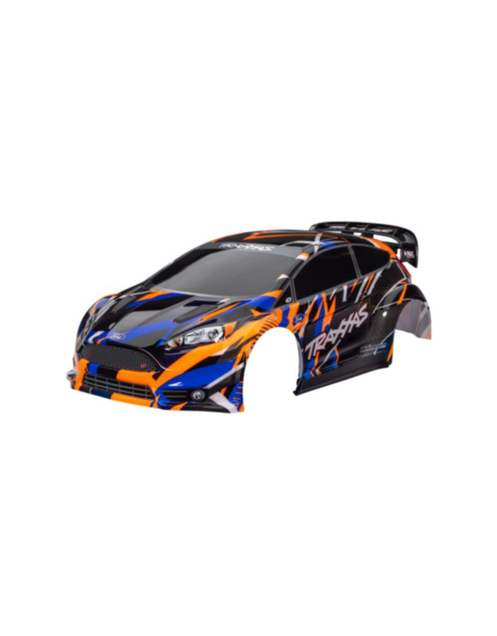 Traxxas TRA7427-ORNG  BODY FORD FIESTA ST RALLY VXL ORNG