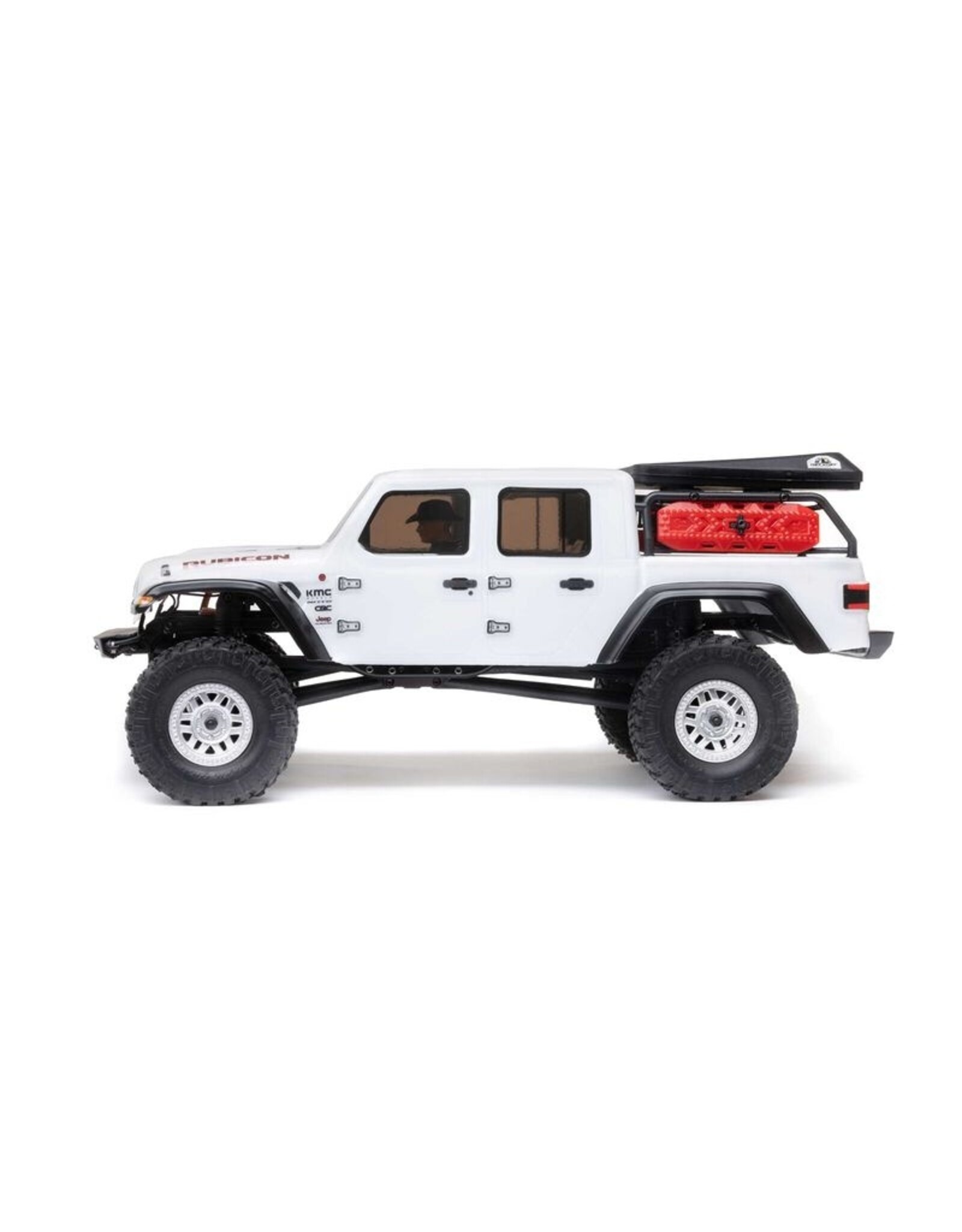 Axial AXI00005V2T4 SCX24 Jeep Gladiator 4WD Rock Crawler RTR, White