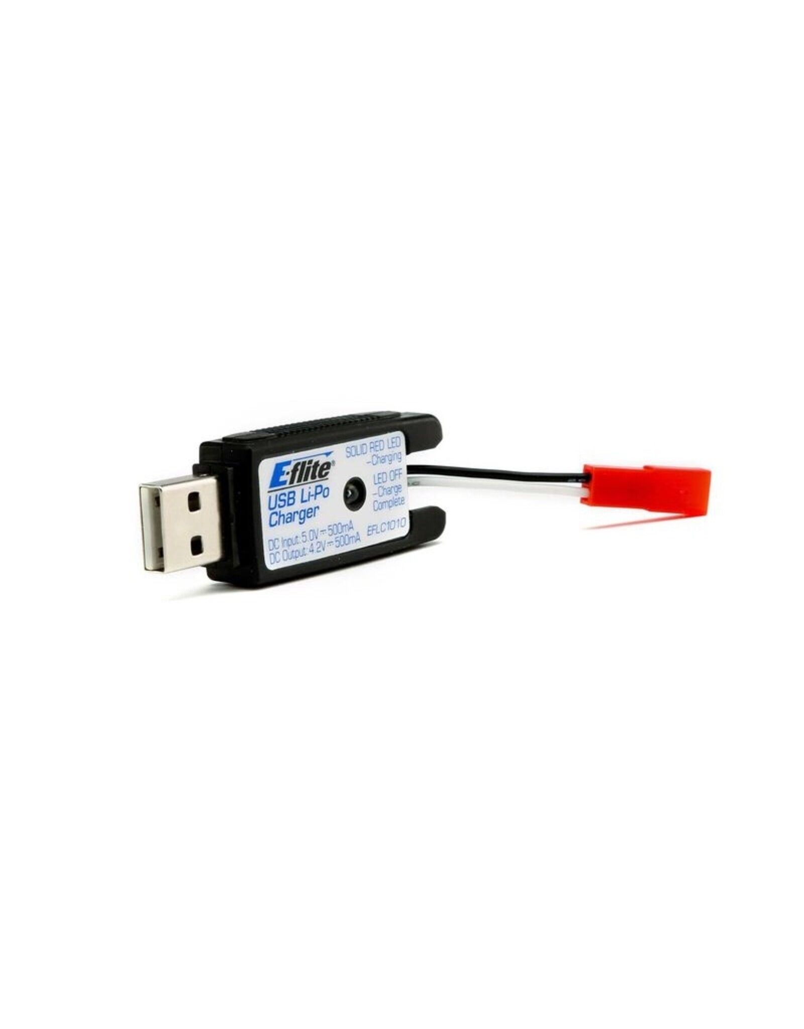 E-flite EFLC1010 1S USB Li-Po Charger, 500mA, JST: 180 QX HD