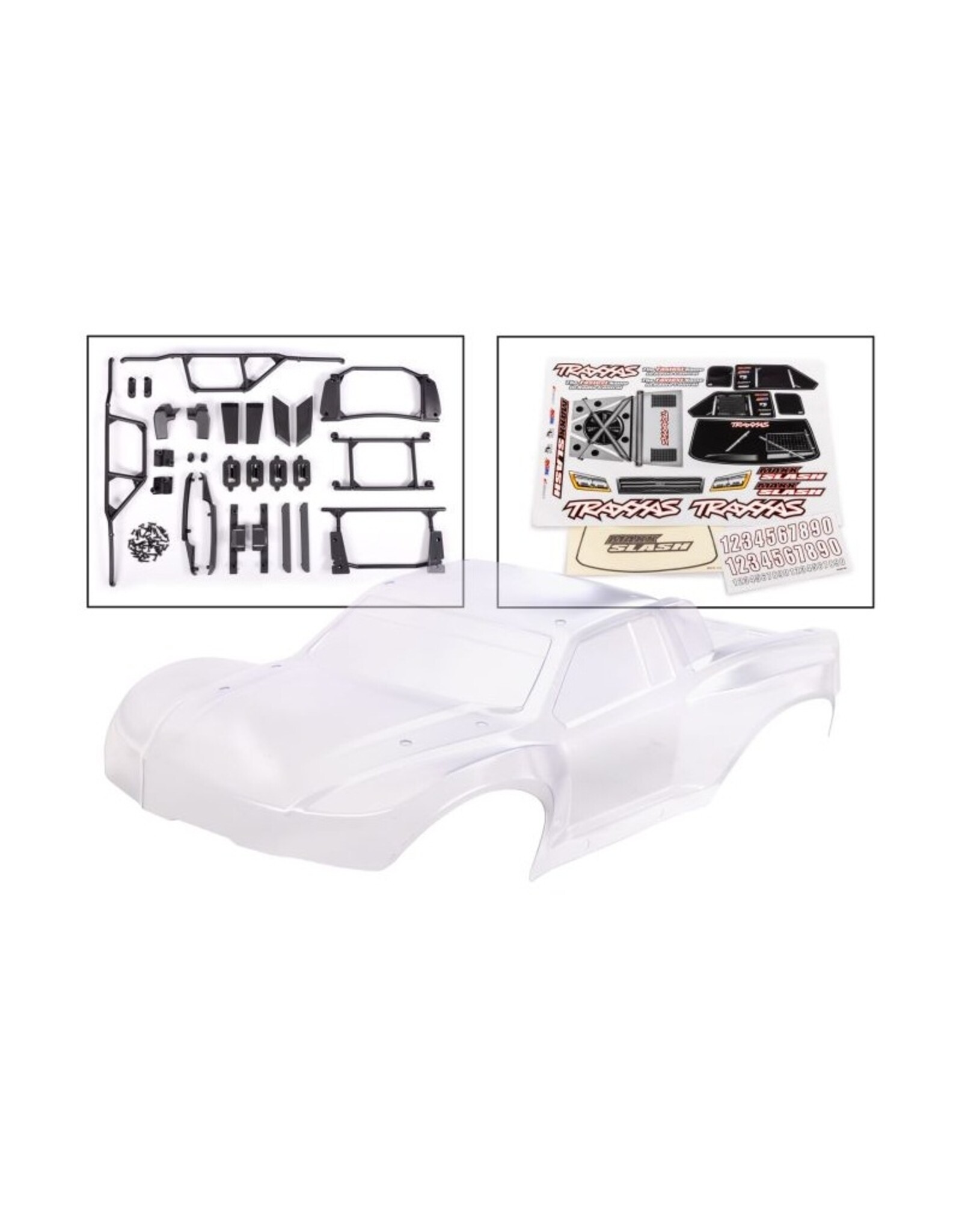 Traxxas TRA10211R  BODY MAXX SLASH CLEAR HD