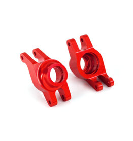 Traxxas TRA8952R Carriers, stub axle (red-anodized 6061-T6 aluminum) (rear) (2)