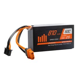 spektrum SPMX8102SH2 810mAh 2S 7.4V 50C Mini LiPo; IC2