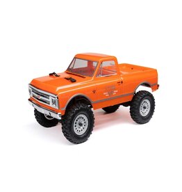 Axial AXI00001V2T3 1/24 SCX24 1967 Chevrolet C10 4WD Brushed Truck RTR, Orange