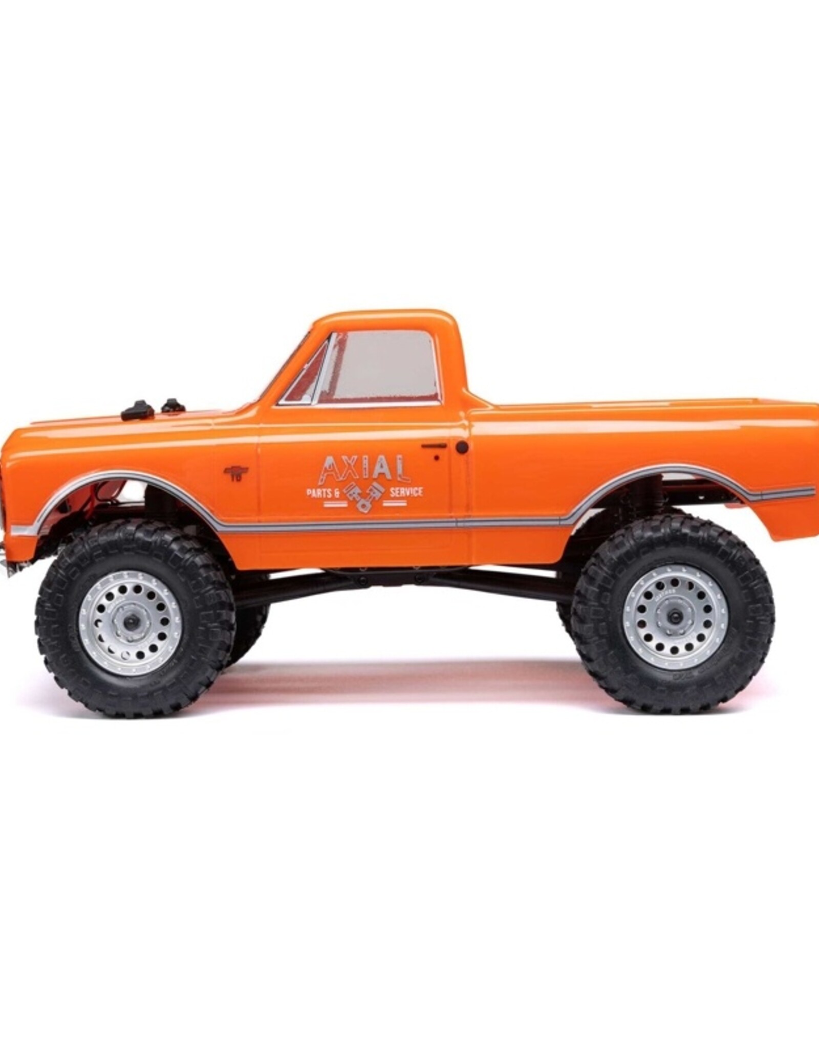 Axial AXI00001V2T3 1/24 SCX24 1967 Chevrolet C10 4WD Brushed Truck RTR, Orange