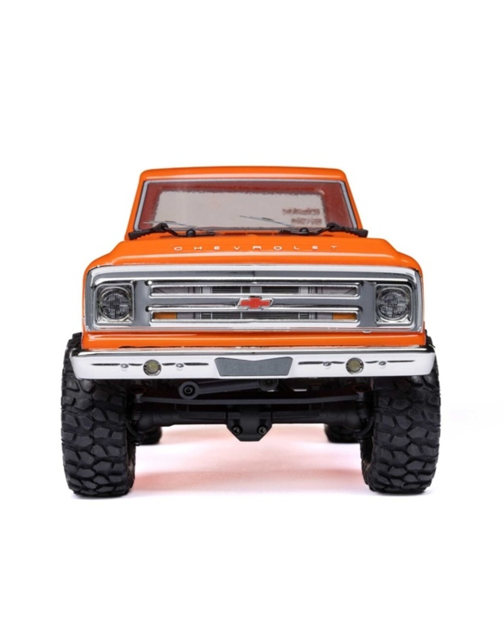 Axial AXI00001V2T3 1/24 SCX24 1967 Chevrolet C10 4WD Brushed Truck RTR, Orange