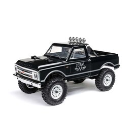 Axial AXI00001V2T4 1/24 SCX24 1967 Chevrolet C10 4WD Brushed Truck RTR, Black