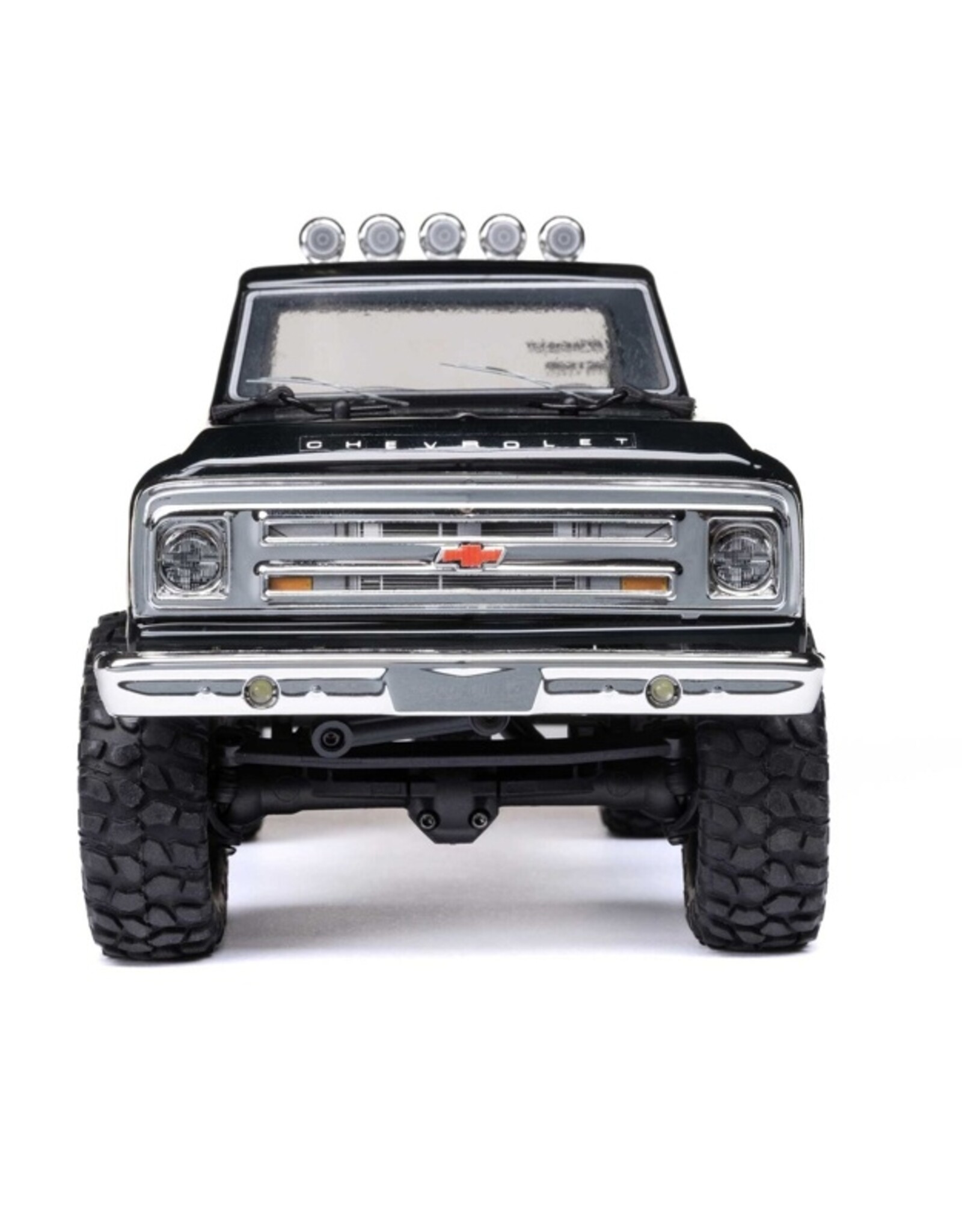 Axial AXI00001V2T4 1/24 SCX24 1967 Chevrolet C10 4WD Brushed Truck RTR, Black