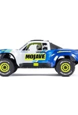 Arrma ARA2104T2 MOJAVE GROM MEGA 380 Brushed 4X4 Small Scale Desert Truck RTR with Battery & Charger, Blue/White