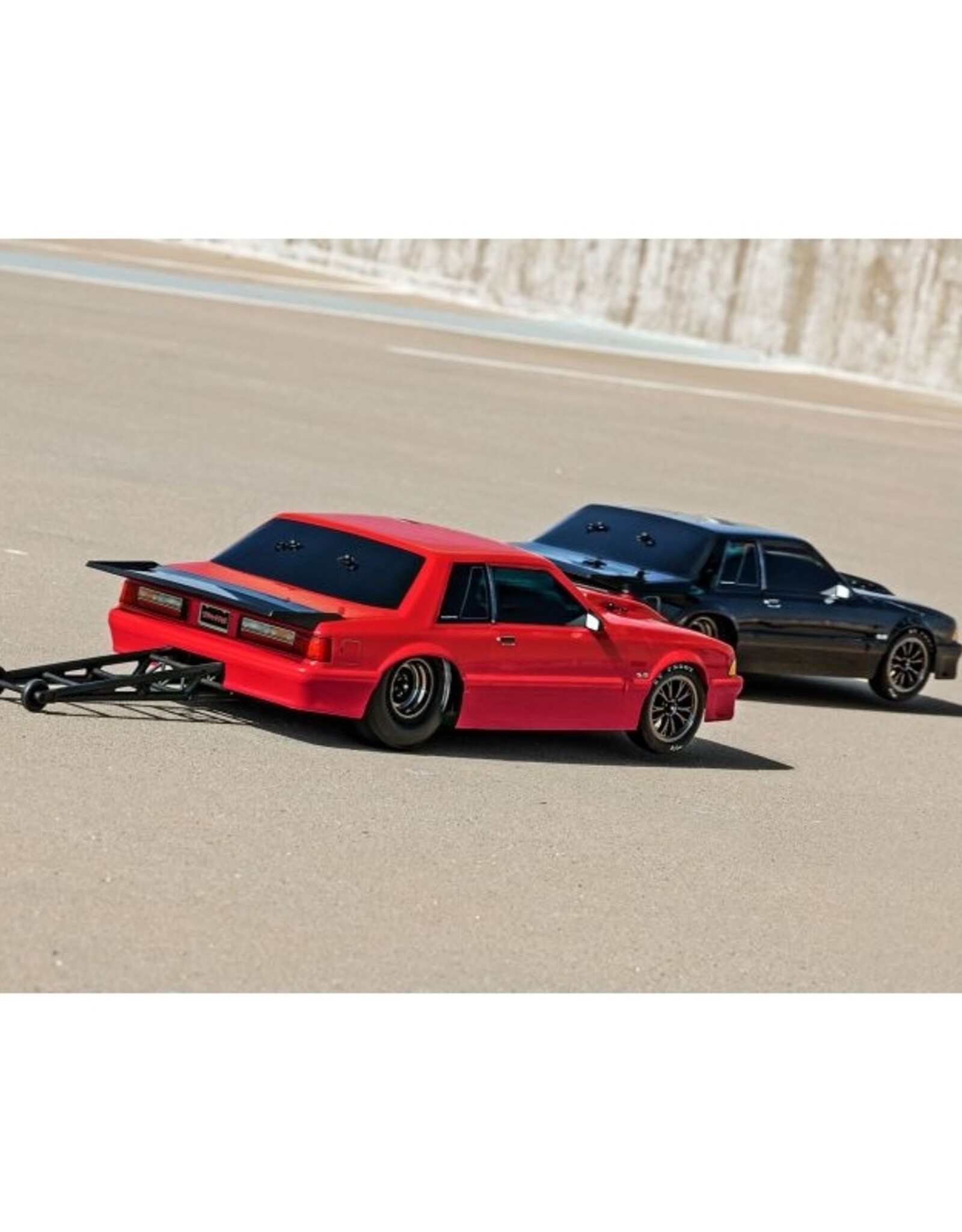 Traxxas TRA94346-74  Drag Slash Mustang HD RED