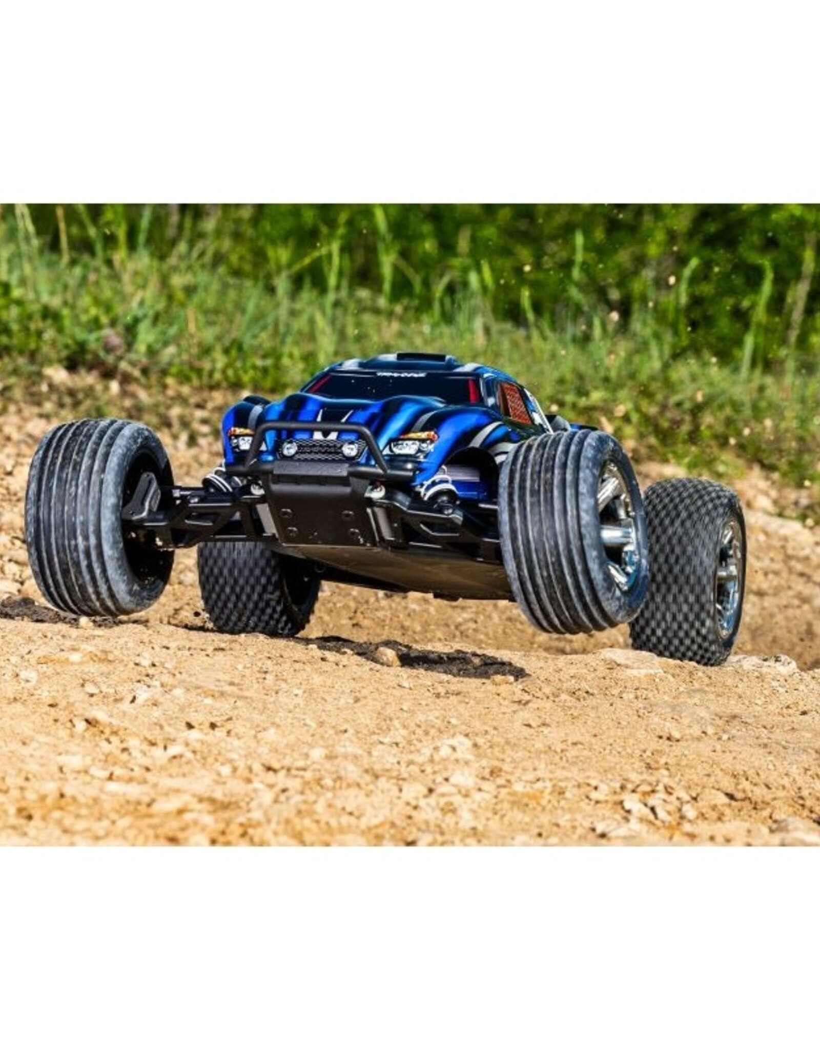 Traxxas TRA37354-4  Rustler 2WD BL-2s HD BLUE