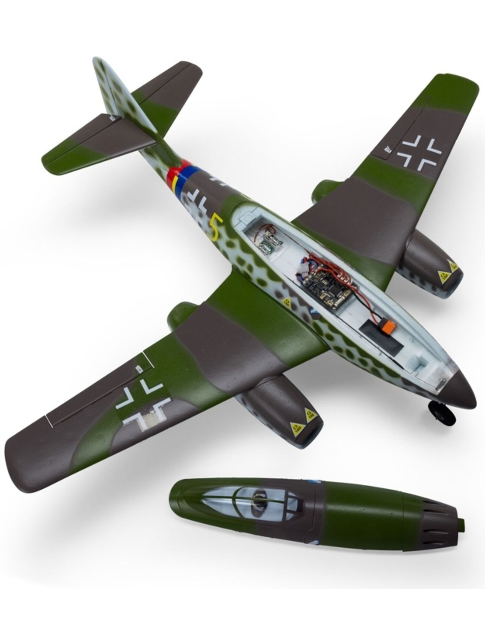 eflite EFLU31050 UMX Me 262 30mm EDF Jet BNF Basic with AS3X and SAFE Select, 660mm