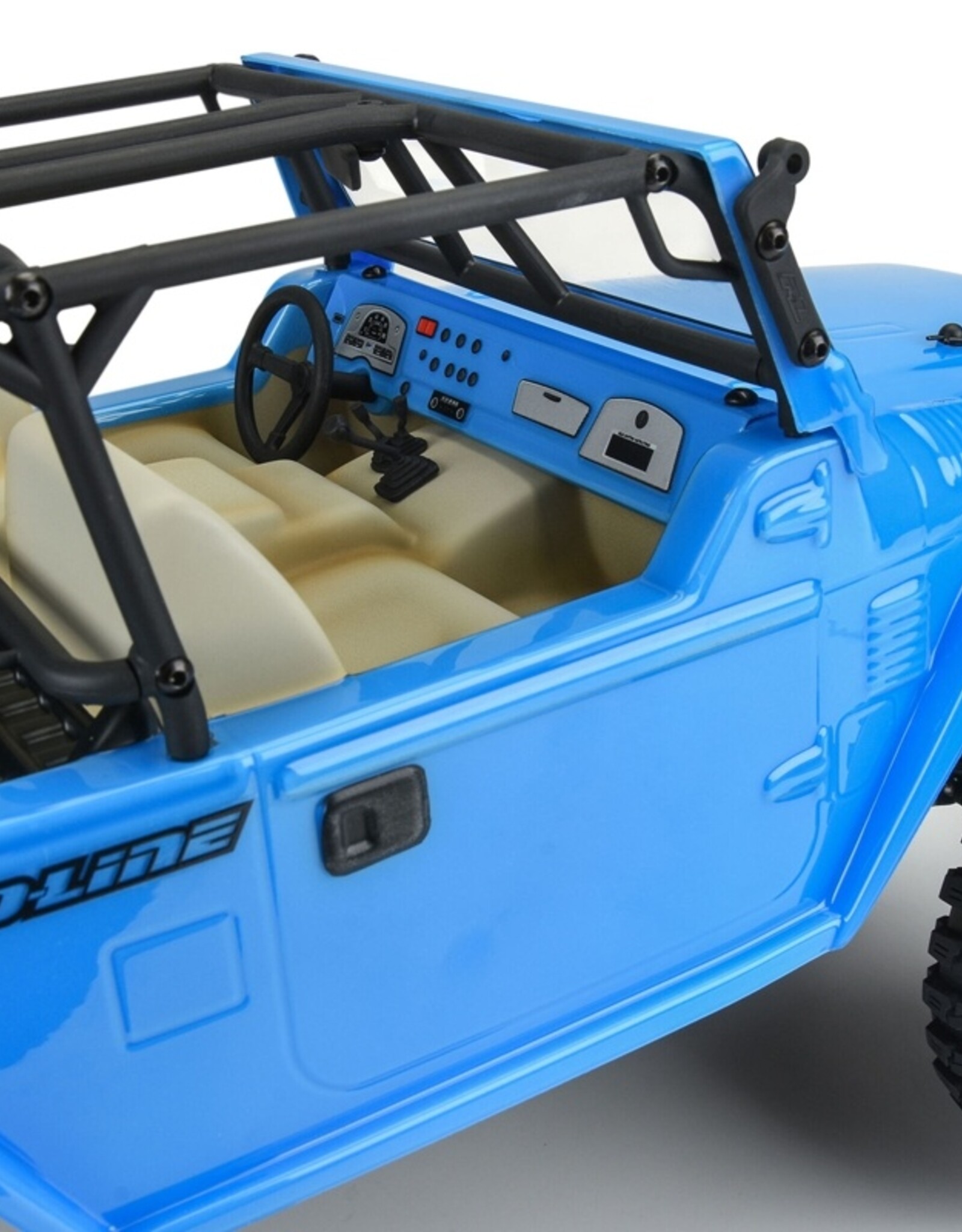 Proline PRO362300 1/10 1979 Toyota Land Cruiser FJ40 Clear Body/Cage 12.3" WB Crawlers