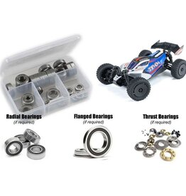 RCZARA056R Arrma Typhoon Grom Mega 4x4(#ARA2106) Rubber Shielded Bearing Kit