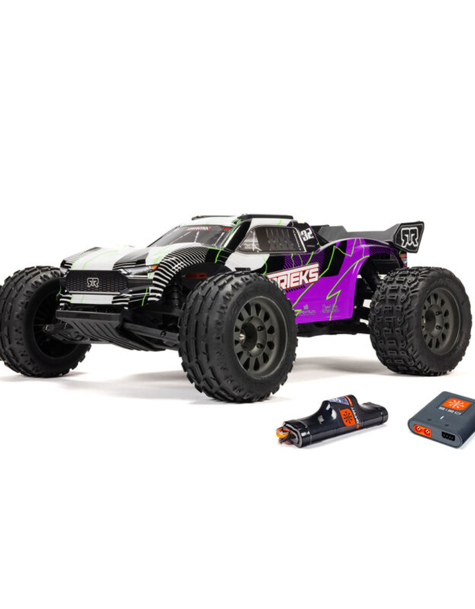 Arrma ARA3205ST2  1/10 VORTEKS 2wd STADIUM TRUCK RTR WITH SMART BATTERY & CHARGER, PURPLE