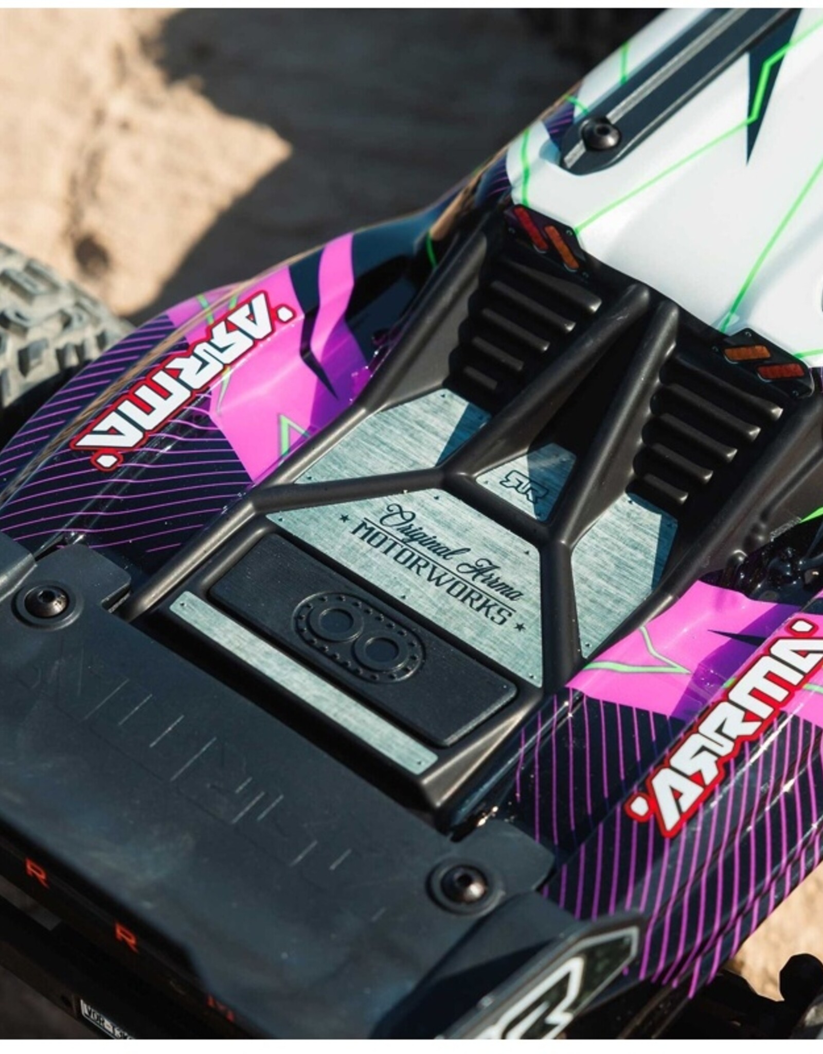 Arrma ARA3205ST2  1/10 VORTEKS 2wd STADIUM TRUCK RTR WITH SMART BATTERY & CHARGER, PURPLE