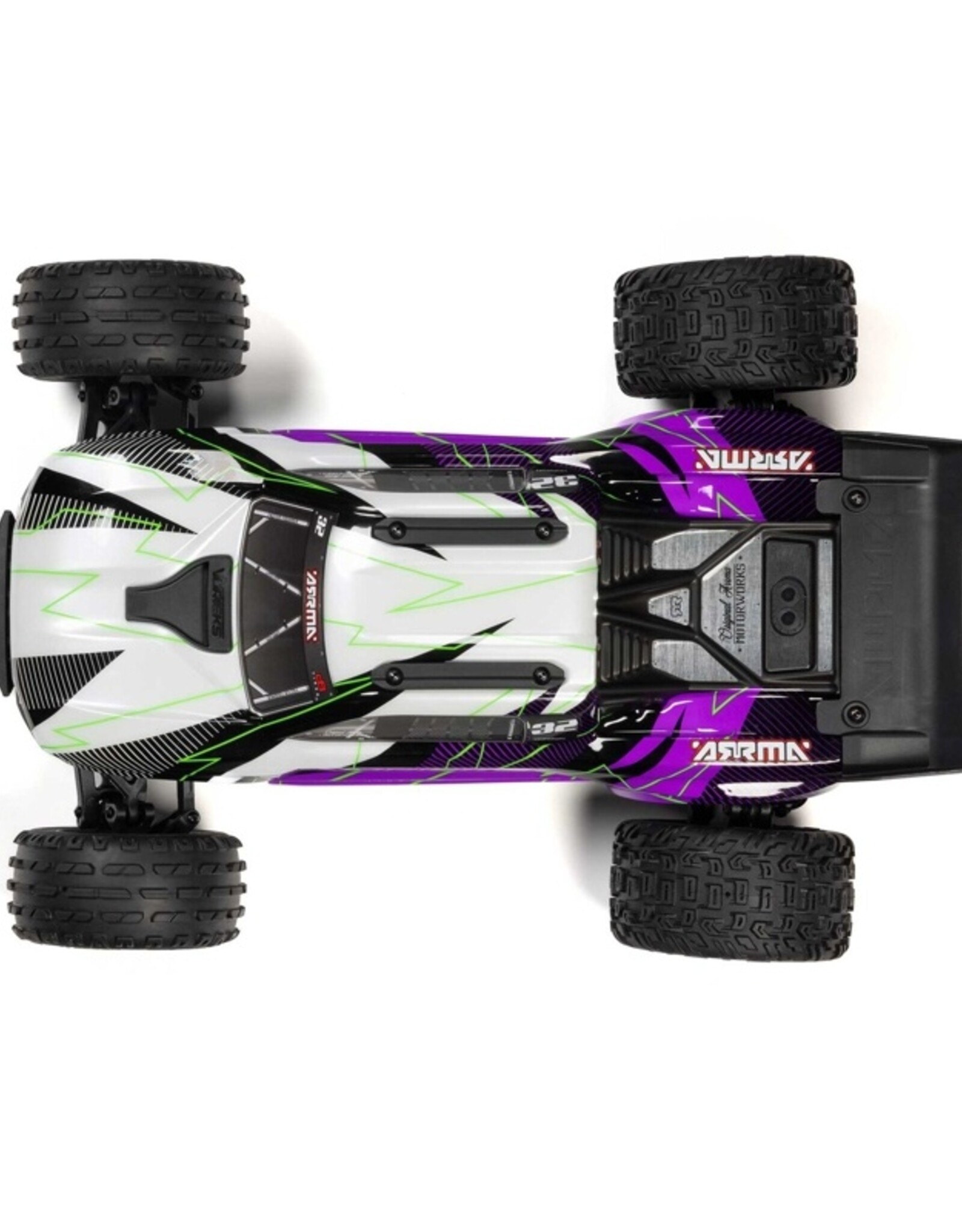 Arrma ARA3205ST2  1/10 VORTEKS 2wd STADIUM TRUCK RTR WITH SMART BATTERY & CHARGER, PURPLE