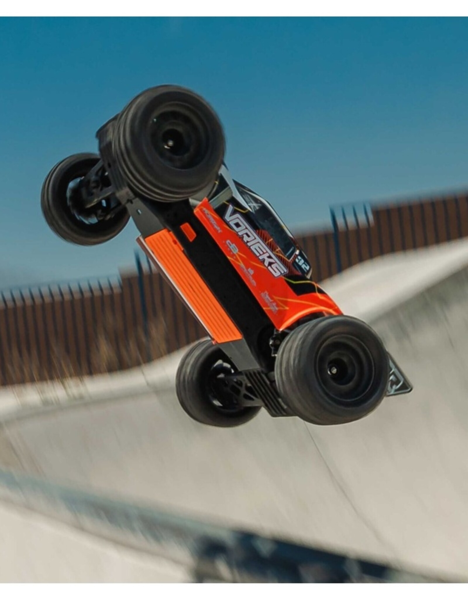 Arrma ARA3205ST1 1/10 VORTEKS MEGA 550 2WD Stadium Truck RTR with Battery & Charger, Orange