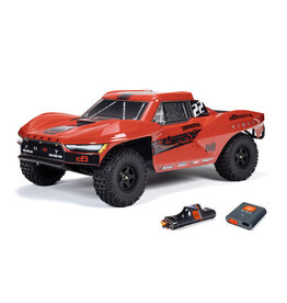 Arrma ARA3221ST1  1/10 FURY MEGA 550 2WD Short Course Truck RTR Batt/Charger, Red