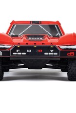 Arrma ARA3221ST1  1/10 FURY MEGA 550 2WD Short Course Truck RTR Batt/Charger, Red