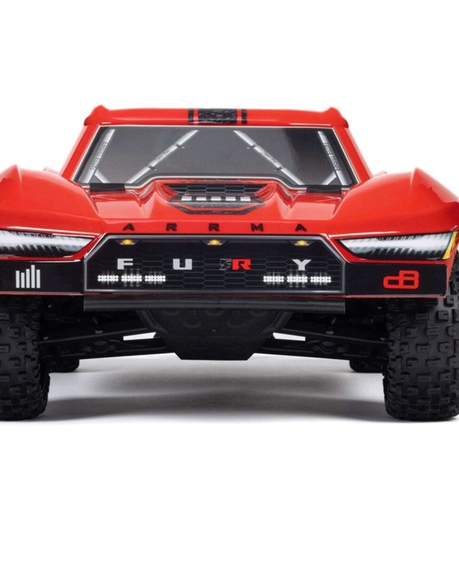 Arrma ARA3221ST1  1/10 FURY MEGA 550 2WD Short Course Truck RTR Batt/Charger, Red