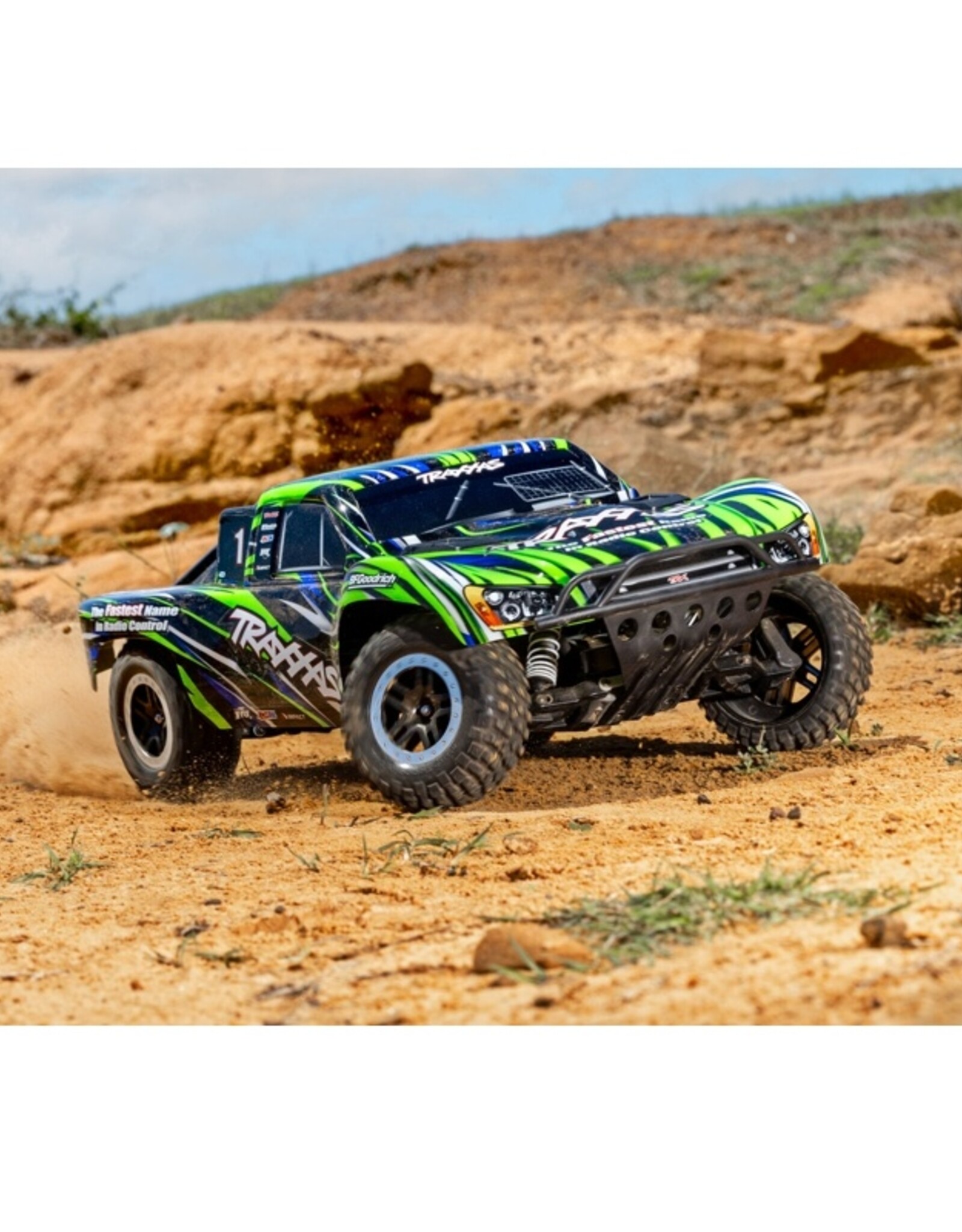 Traxxas TRA58334-4  Slash 2WD BL-2s HD GREEN