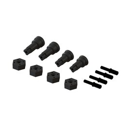 Arrma ARA311229 Wheel Axle and Hub Set B: GROM