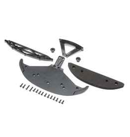 Losi LOS-1926  Front Bumper & Splitter: NASCAR GROM