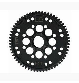 hotracing HRASGRR61M08 61t 0.8 mod 32P Steel Spur Gear Arrma Gorgon