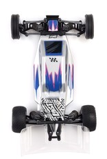 Losi LOS00007T2 Micro-B 2WD Buggy, Silver RTR