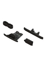 Arrma ARA-1547 Lower Skid And Bumper Set: Black