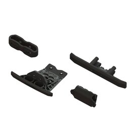 Arrma ARA-1547 Lower Skid And Bumper Set: Black