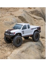 Axial AXI-1219T1 1/24 SCX24 Base Camp 4WD Rock Crawler Brushed RTR with Battery & Charger, White