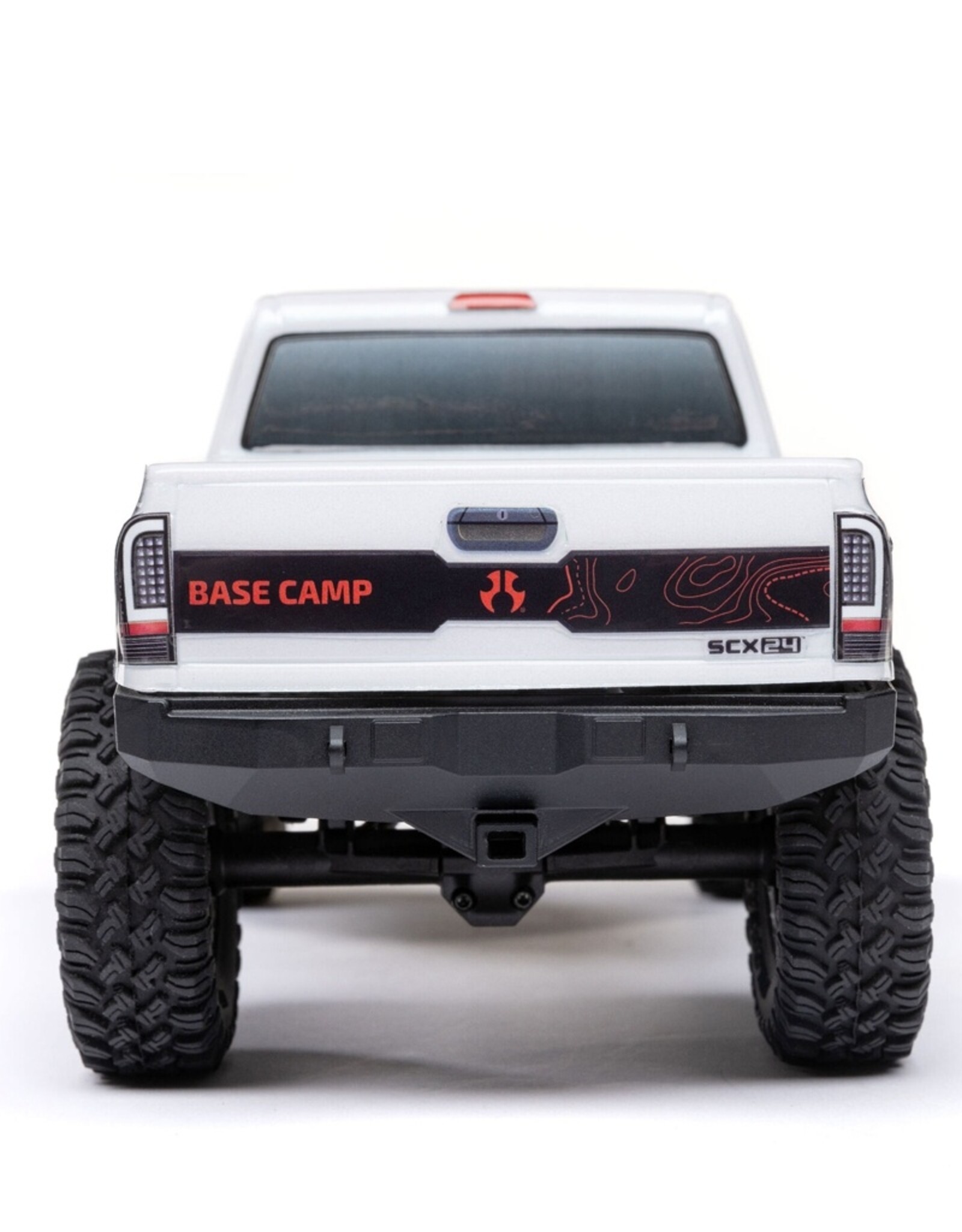 Axial AXI-1219T1 1/24 SCX24 Base Camp 4WD Rock Crawler Brushed RTR with Battery & Charger, White